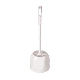 Toilet Brush & Open Holder White