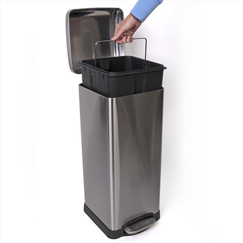 Stainless Steel Soft Close Pedal Bin - 30L