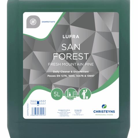 LUFRA SAN FOREST - daily cleaner & disinfectant 5 LITRE