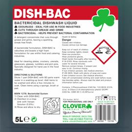 DISH-BAC - Bactericidal washing up liquid 1 litre