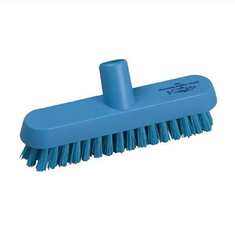 Hill Brush - Professional EXTRA STIFF 230mm Deck Scrub BLUE