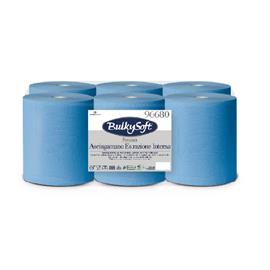 BulkySoft PREMIUM Centre Feed Rolls BLUE - 150m - PACK 6