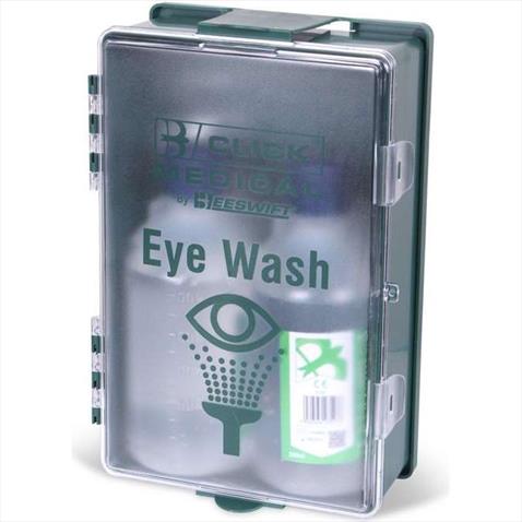 Click Medical Eyewash Boxed Station - (2x500ml eye wash)