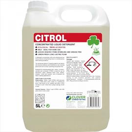 CITROL - lemon washing up liquid 5 litres