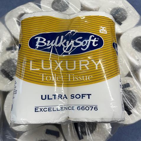 BulkySoft Excellence Ultra Soft Toilet Rolls - 3 ply - CASE 40