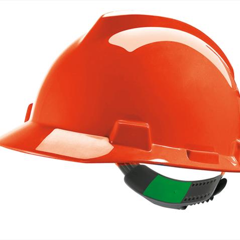 MSA V-Guard Safety helmet - ORANGE