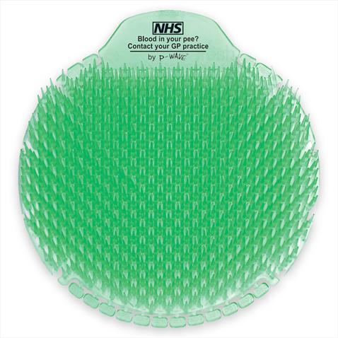 P-Wave Slant6 Deodorant Urinal Screen NHS - PACK 10 - Cucumber & Melon