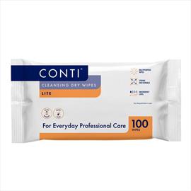 Conti Lite Patient Cleansing Wipes 100 Pack - CASE32