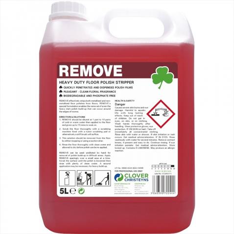 REMOVE - floor polish remover 5 litres