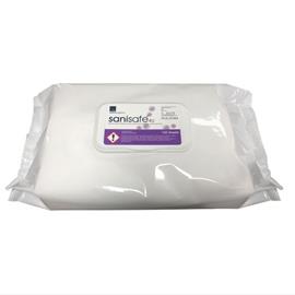 SaniSAFE 4C Hand & Surface Anti Viral Wipes PACK 100 - FlowWrap