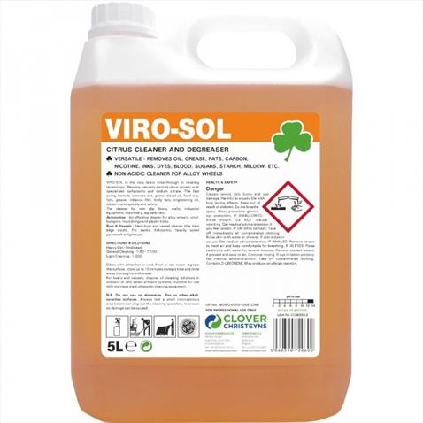 VIRO-SOL -Citrus based cleaner & degreaser 5 litres