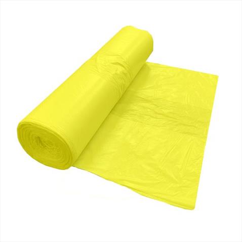 HD CHSA Pedal Bin Liner - 15 litre - YELLOW - 20rolls x 50 (1000)