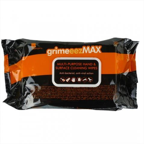 GrimeezMAX Hand & Surface Wipes - 200 SHEET - FlowWrap