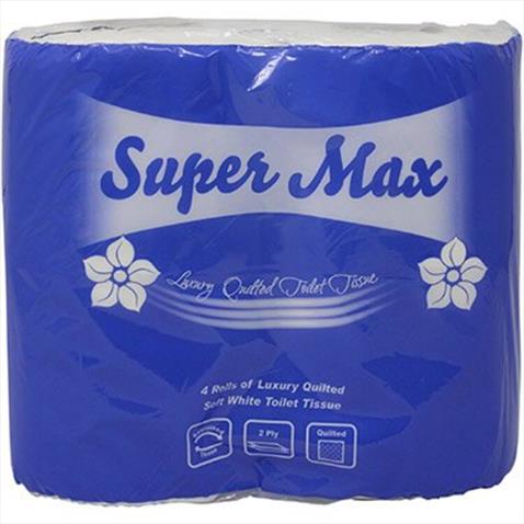 Super MAX Pure 2ply 320 sheet toilet rolls PACK 40